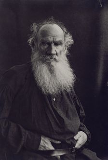 Portrait of the author Count Lev Nikolayevich Tolstoy (1828-1910)