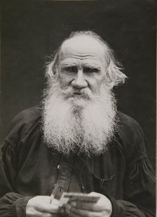 Portrait of the author Count Lev Nikolayevich Tolstoy (1828-1910)