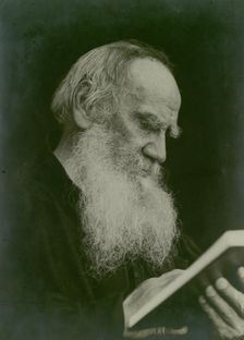 Portrait of the author Count Lev Nikolayevich Tolstoy (1828-1910)