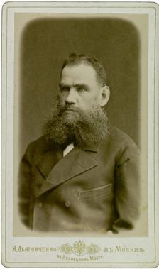 Portrait of the author Count Lev Nikolayevich Tolstoy (1828-1910)