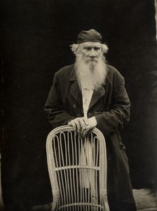 Portrait of the author Count Lev Nikolayevich Tolstoy (1828-1910)