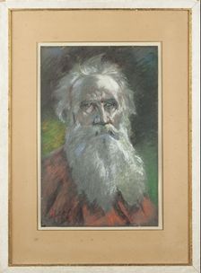 Portrait of the author Count Lev Nikolayevich Tolstoy (1828-1910)
