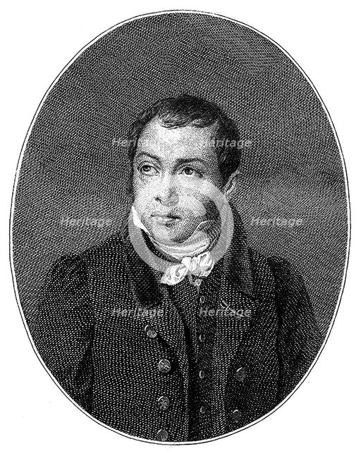 Portrait of the author Faddei Bulgarin (1789-1859), 1828. Artist: Anonymous  