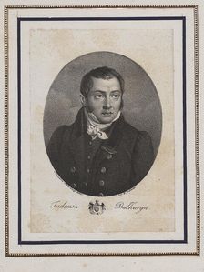 Portrait of the author Faddei Bulgarin (1789-1859), 1832. Creator: Kostecki, Franciszek (active 1819-1831)