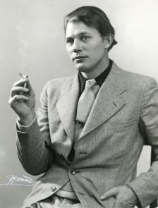 Portrait of the author Harry Martinson (1904-1978), 1933. Creator: Peter Pramm