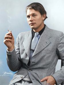 Portrait of the author Harry Martinson (1904-1978), 1933. Creator: Peter Pramm