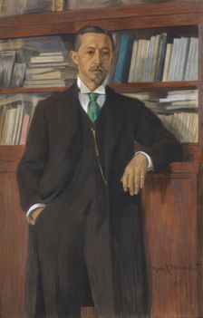 Portrait of the author Ivan Alekseyevich Bunin (1870-1953), 1915
