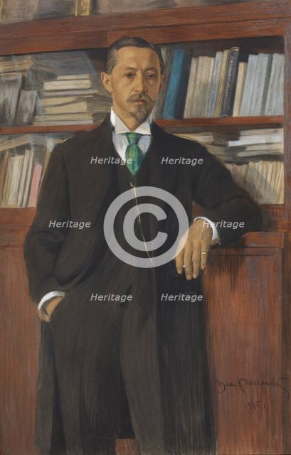 Portrait of the author Ivan Alekseyevich Bunin (1870-1953), 1915.