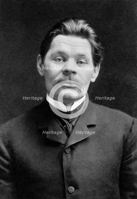 Portrait of the Author Maxim Gorky (1868-1936), c. 1906.