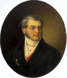 Portrait of the author Mikhail Nikolaevich Zagoskin (1789-1852), 1868. Creator: Bolotov, Dmitry Mikhaylovich (1837-1907)