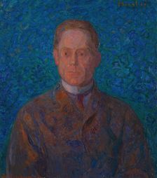 Portrait of the Author Mons Lie, 1909. Creator: Thorvald Erichsen