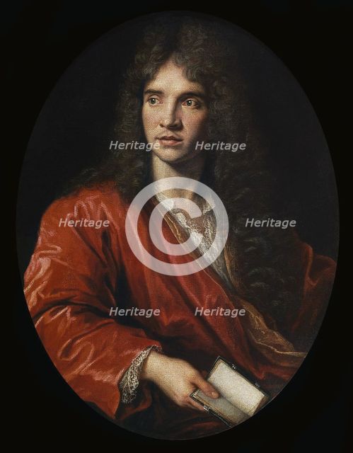 Portrait of the author Moliére (1622-1673), 17th century. Creator: Mignard, Pierre (1612-1695).