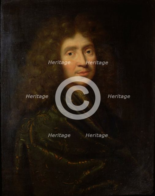 Portrait of the author Moliére (1622-1673), 17th century. Creator: Mignard, Pierre (1612-1695).