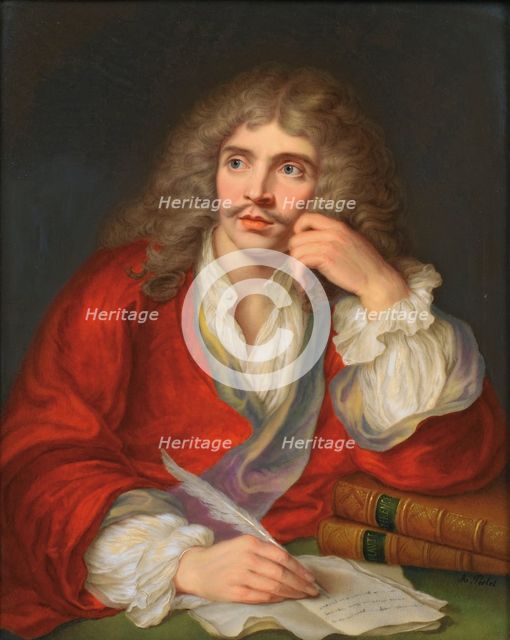 Portrait of the author Moliére (1622-1673).