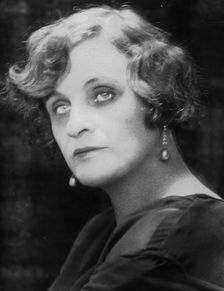 Portrait of the author Nadezhda Teffi (1872-1952), End 1920s
