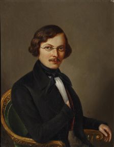 Portrait of the author Nikolai Gogol (1809-1852)