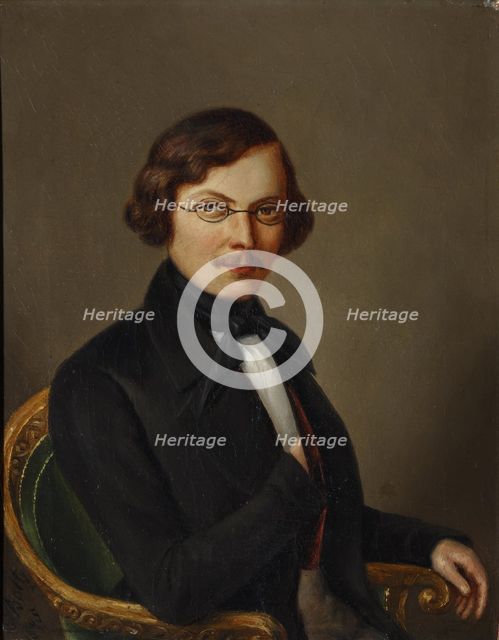 Portrait of the author Nikolai Gogol (1809-1852).