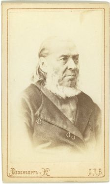 Portrait of the author Sergei T. Aksakov (1791-1859)