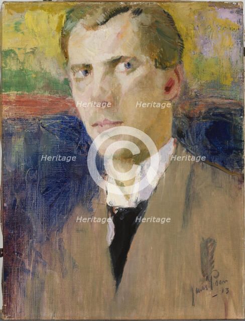 Portrait of the Actor, 1913. Creator: Jonas Peson.