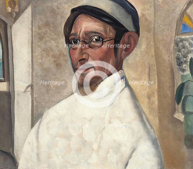 Portrait of the actor Nikolai Podgorny as Peter Trofimov in The Cherry Orchard by Anton Chekov, 19