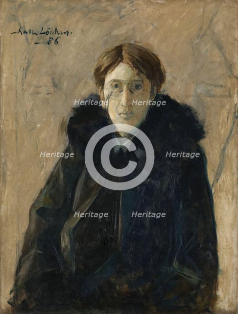 Portrait of the Actor B. K., 1886. Creator: Kalle Lochen.