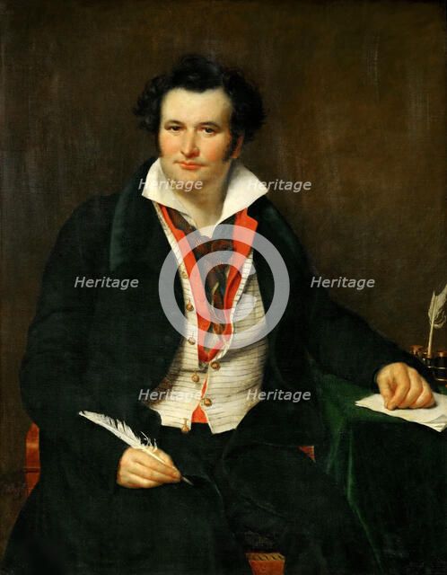 Portrait of the Actor Claude Wolf, called Claude Bernard, .