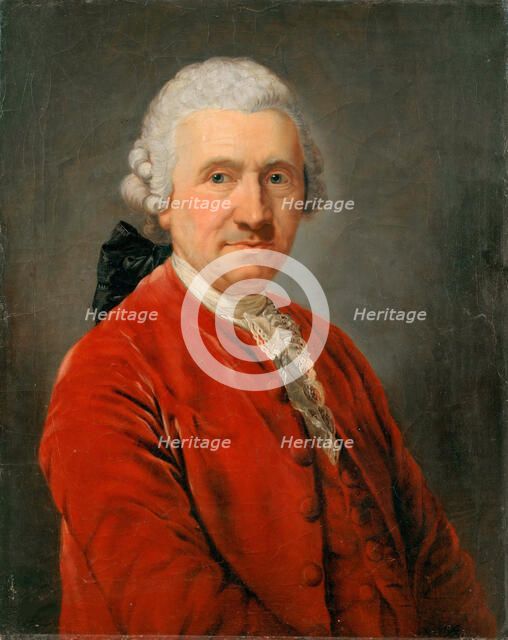Portrait of the actor Conrad Ekhof (1720-1778), ca 1774. Creator: Graff, Anton (1736-1813).