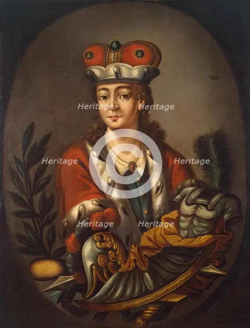 Portrait of the Actor Fyodor Volkov (?), second half of 18th century. Creator: Unknown.