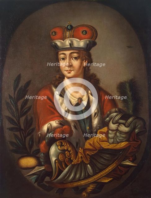 Portrait of the Actor Fyodor Volkov (?), second half of 18th century. Creator: Unknown.