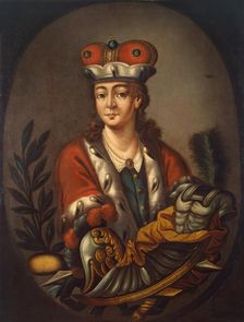 Portrait of the Actor Fyodor Volkov (?), second half of 18th century. Creator: Unknown