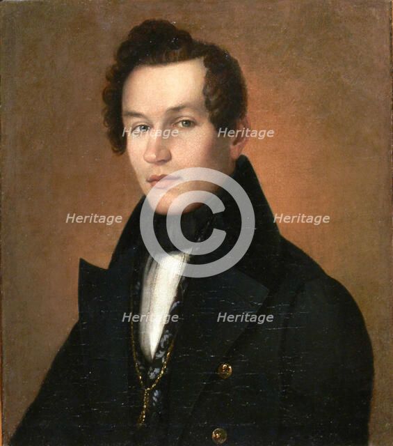 Portrait of the Actor Ivan Ivanovich Sosnitsky (1794-1877), First quarter of 19th cen..