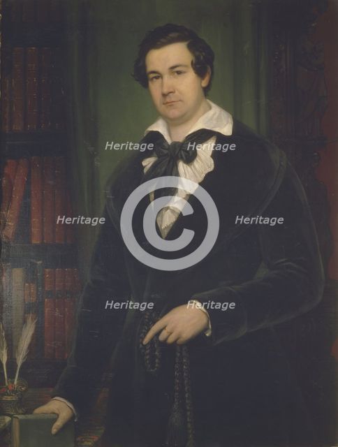 Portrait of the Actor Vasily Andreevich Karatygin (1802-1853), 1842. Artist: Tropinin, Vasili Andreyevich (1776-1857)