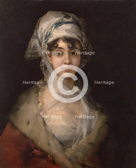 Portrait of the Actress Antonia Zarate, 1810. Creator: Francisco Goya.