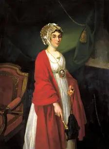 Portrait of the Actress and Singer, Countess Praskovya Sheremetyeva , (Zhemchugova) (1768-1803), 18 Creator: Argunov, Nikolai Ivanovich (1771-after 1829)