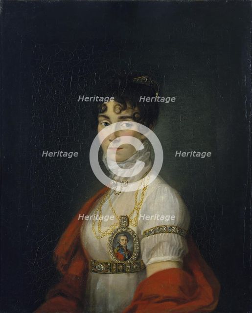 Portrait of the Actress and Singer, Countess Praskovya Sheremetyeva (Zhemchugova) (1768-1803), Early Artist: Anonymous  