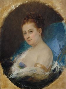 Portrait of the actress Adelaide Ristori (1822-1906), ca 1857. Creator: Scheffer, Ary-Arnold (1839-1873)