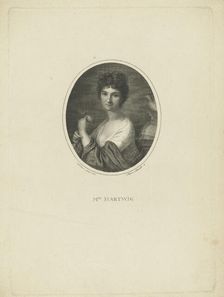 Portrait of the actress Friederike Wilhelmine Hartwig (1777-1849), c. 1801. Creator: Schmidt, Heinrich Friedrich Thomas (1780-after 1829)