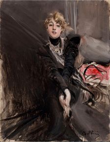 Portrait of the actress Jeanne Renouard