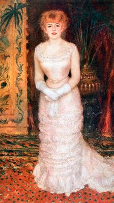 Portrait of the Actress Jeanne Samary 1878. Artist: Pierre-Auguste Renoir