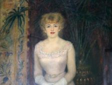 Portrait of the Actress Jeanne Samary 1878. Artist: Pierre-Auguste Renoir
