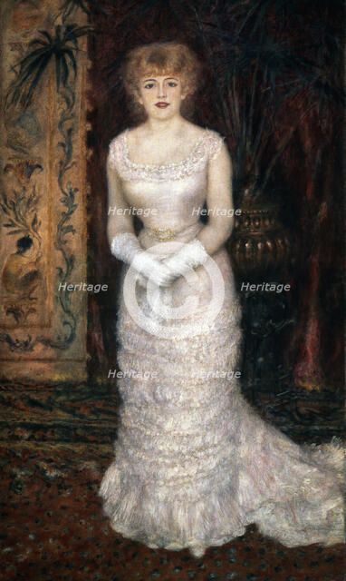 'Portrait of the Actress Jeanne Samary', 1878.  Artist: Pierre-Auguste Renoir