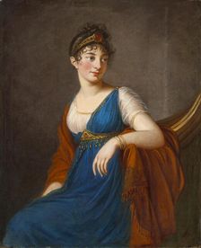 Portrait of the actress Mademoiselle Georges (1787-1867), 1800s. Creator: Vigée Le Brun, Louise Élisabeth (1755-1842)