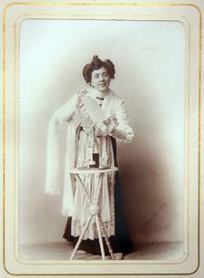 Portrait of the actress Maria Alexeeva-Lilina, 1900s-1910s
