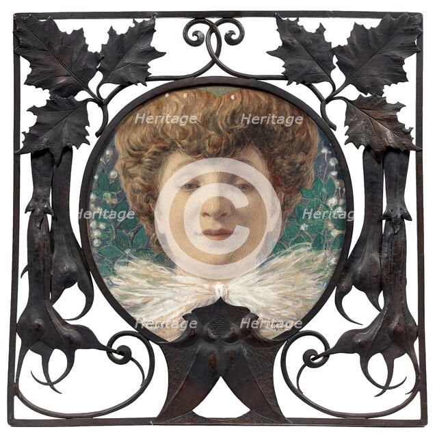 Portrait of the actress Sarah Bernhardt (1844-1923), 1906.