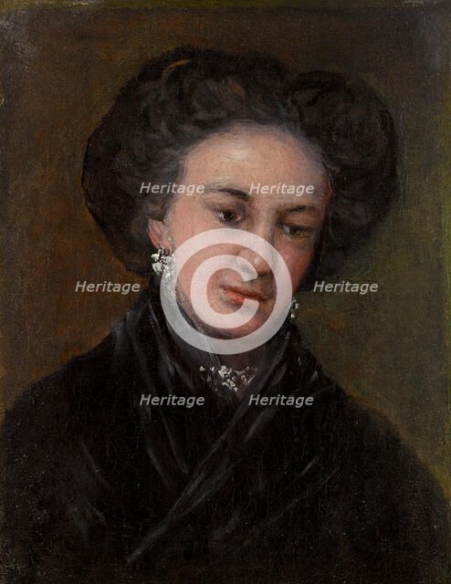 Portrait of the actress Rita Luna (1770-1832), Early 19th cen.. Creator: Goya, Francisco, de (1746-1828).