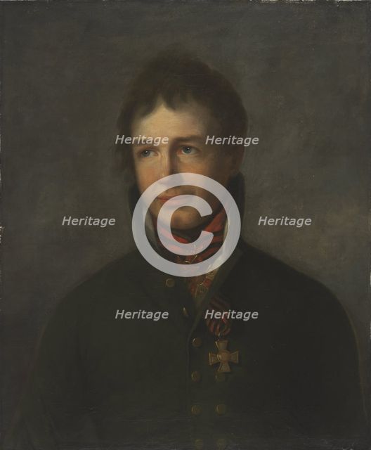 Portrait of the admiral and explorer Ivan Krusenstern (Adam Johann Ritter von Krusenstern) (1770-184 Artist: Giraud, Pierre François Eugène (1806-1881)