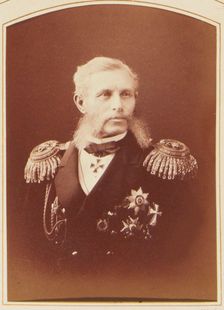 Portrait of the Admiral Grigory Ivanovich Butakov (1820-1882), 1877