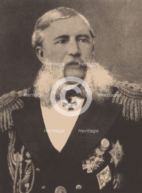 Portrait of the Admiral Grigory Ivanovich Butakov (1820-1882).
