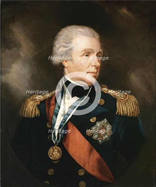 Portrait of the Admiral William Waldegrave, 1st Baron Radstock (1753-1825).