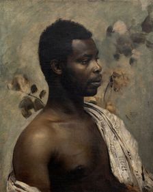 Portrait of the African Prince William Nii Nortey Dowuona from Ghana, 1897. Creator: Gustav Klimt